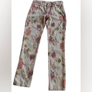 Anthropology Pilcro Floral  Jeans